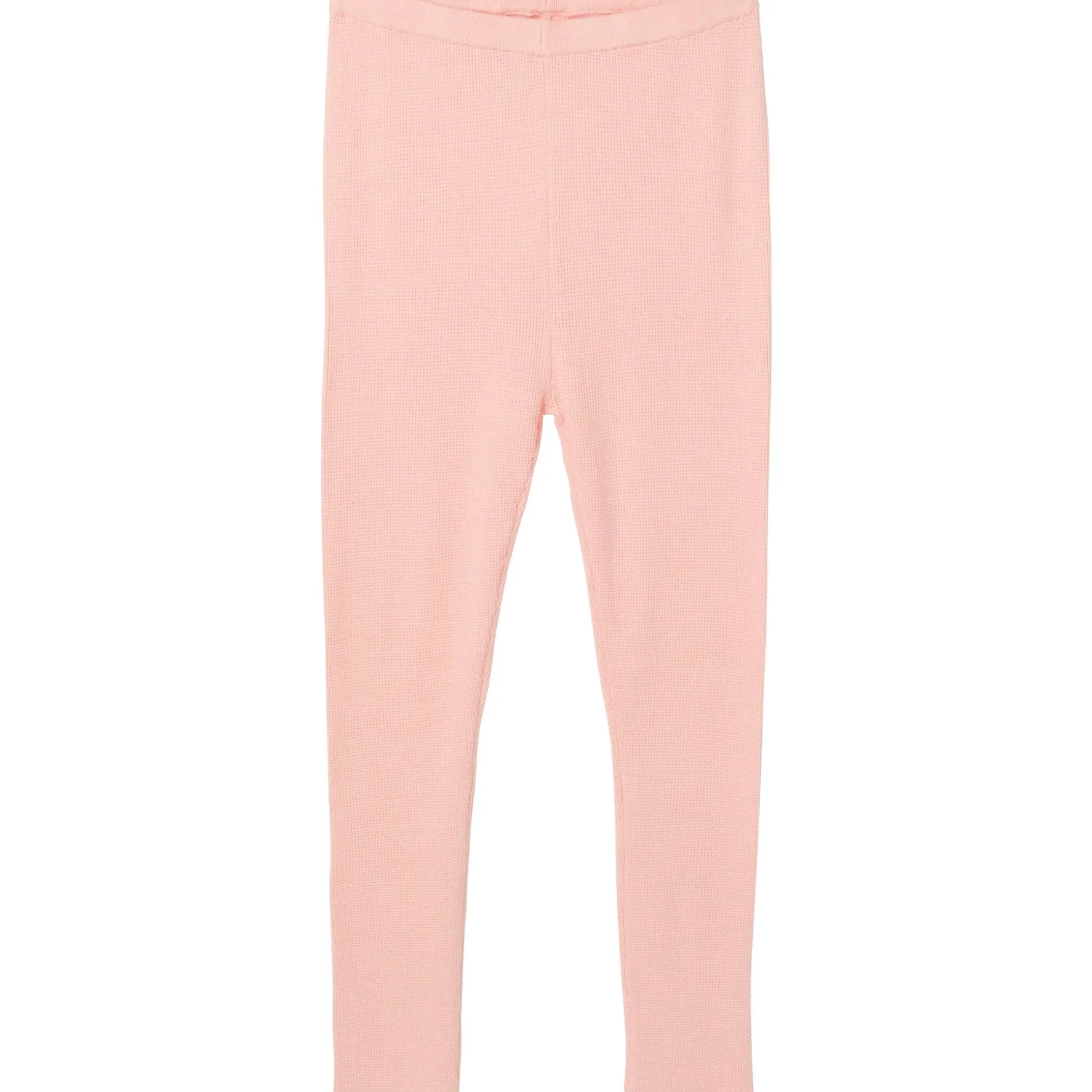 2-Piece Women's Pink Hooded Waffle Top and Legging Viscose Set