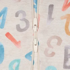 Toddler Alphabet Soup Buttery Soft Viscose Made from Eucalyptus Snug Fit Footed Pajamas