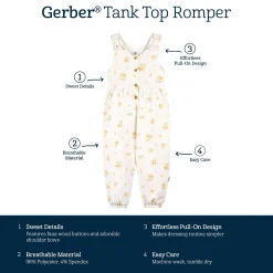 Toddler Girls Bouquets Hacci Romper