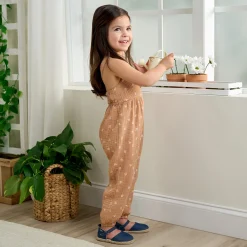 Toddler Girls Floral Halter Romper