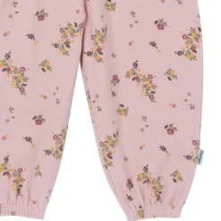 Toddler Girls Pink Floral Hacci Jumpsuit