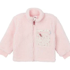 Toddler Girls Pink Sherpa Jacket