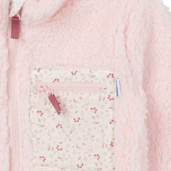 Toddler Girls Pink Sherpa Jacket