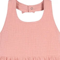 Toddler Girls Rose Pink Halter Romper