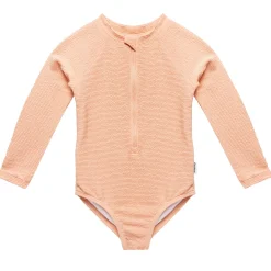 Toddler Girls UPF 50+ Peach Rash Guard