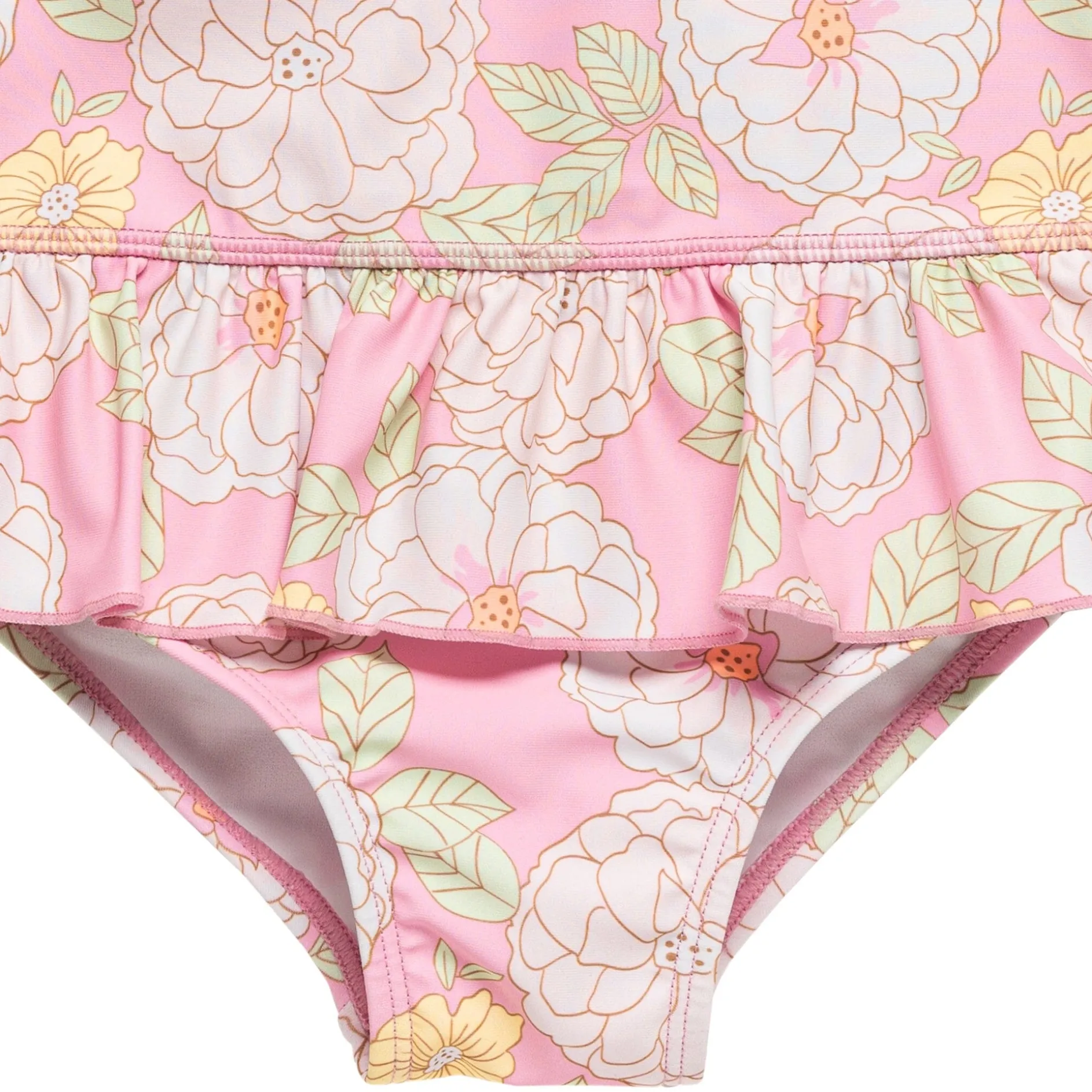 Toddler Girls UPF 50+ Peonies Rash Guard