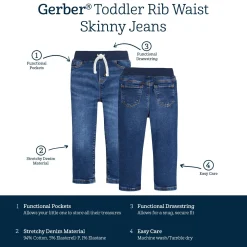 Toddler Neutral Blue Skinny Denim Jeans