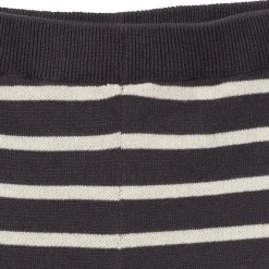 Womens Ivory Stripe Sweater Knit Pants