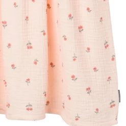 Womens Light Pink Daisies Gauze Dress