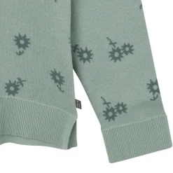 Womens Medium Sky Daisies Sweater