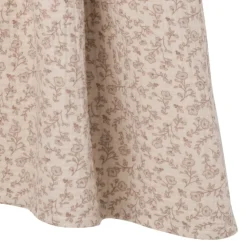 Womens Tan Floral Gauze Dress
